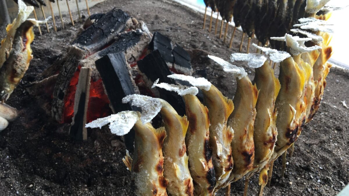 １０月の鮎塩焼き営業日のお知らせ